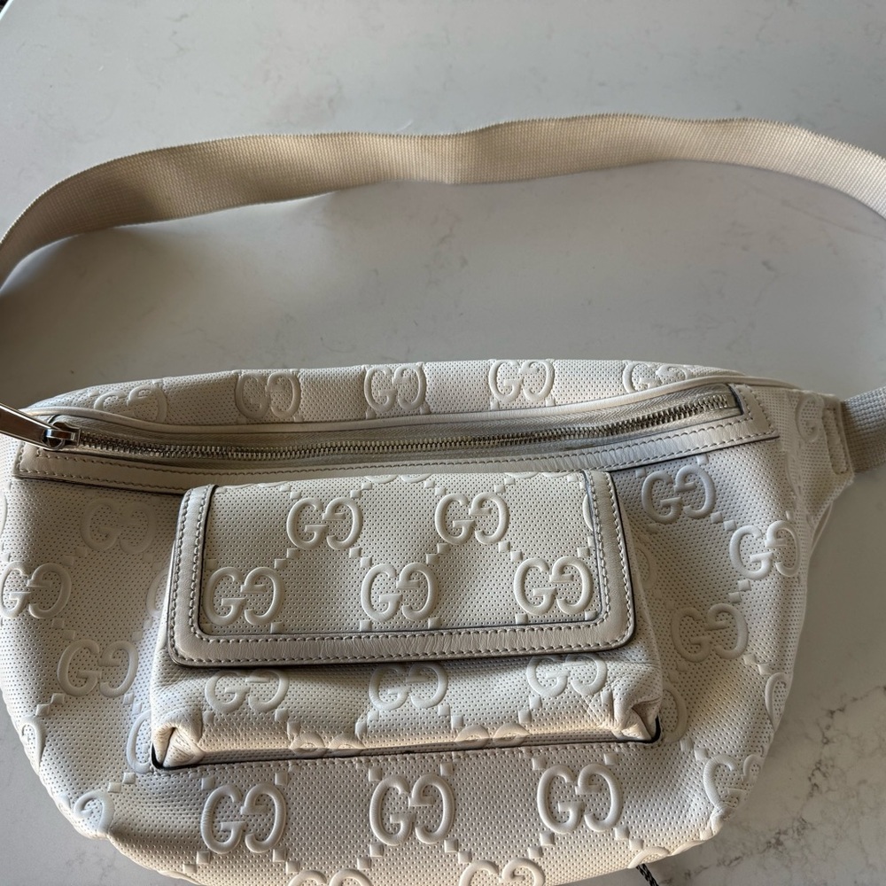 Gucci White Crossbody Bag